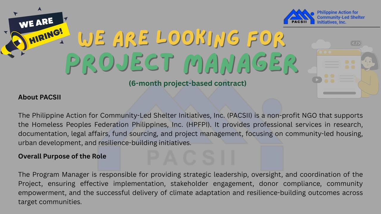 Philippine Action for Community-led Shelter Initiatives, Inc.